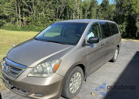 2007 Honda Odyssey Lx from USA, damaged, VIN 5FNRL382X7B138341